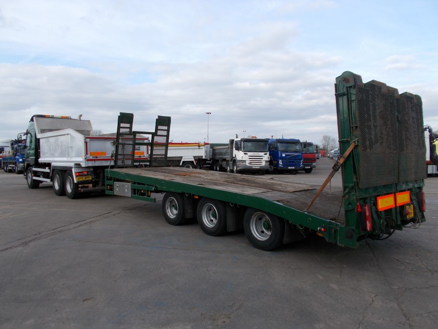 VOLVO FMX 460 EURO 6 GLOBETROTTER 6 X 4 TIPPER/PLANT TRAILER DRAWBAR OUTFIT  - 2015 - AP15 APP - Walker Movements