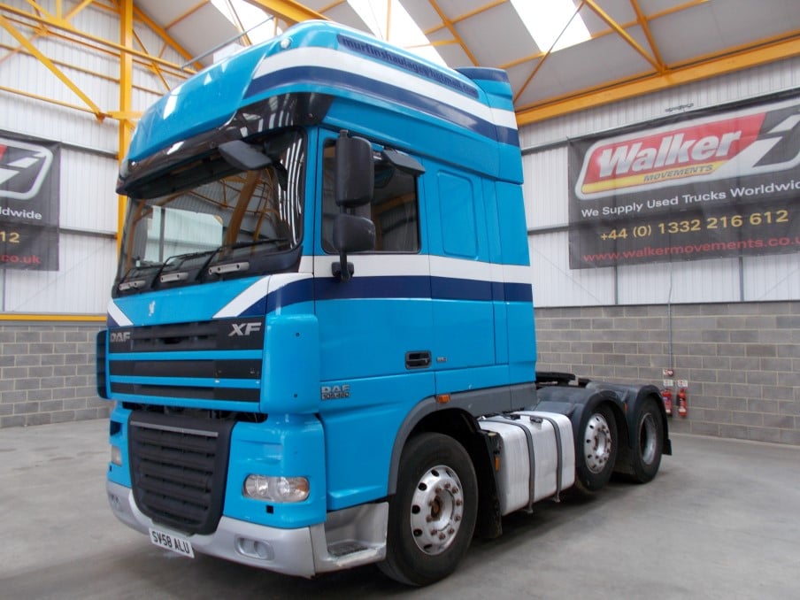 DAF XF105 460 SUPERSPACE EURO 5, 6 X 2 TRACTOR UNIT - 2008 - SV58 ALU ...
