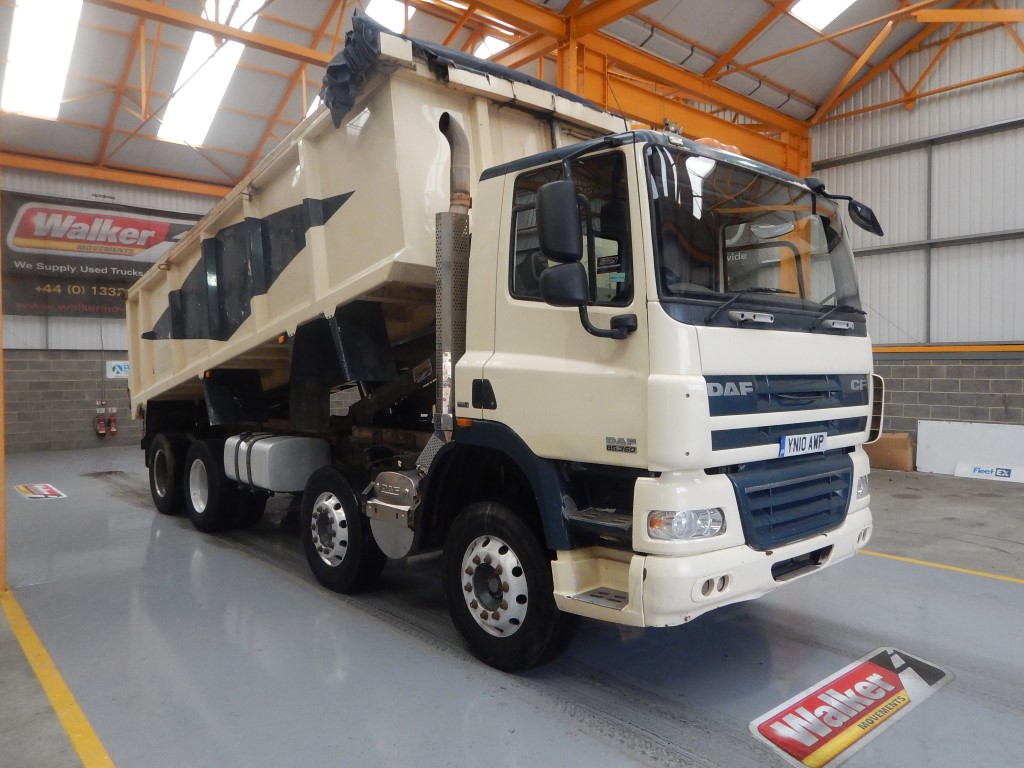 DAF CF85 8X4 ALUMINIUM SEMI BULK TIPPER – 2010 - YN10 AWP - Walker ...