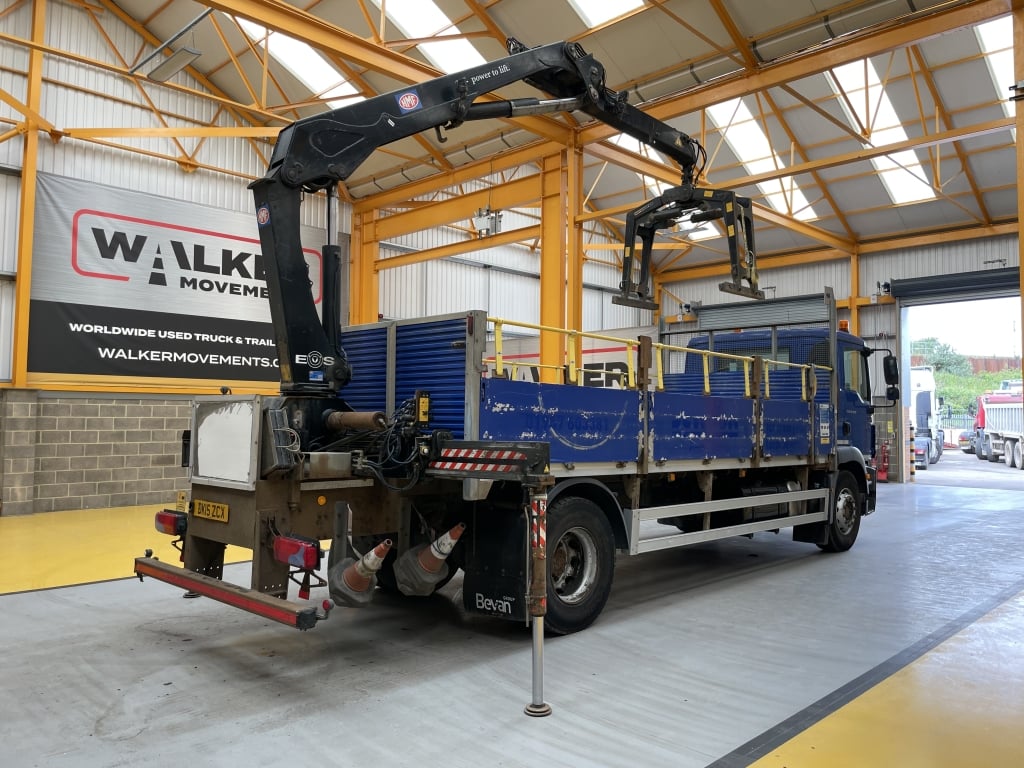 MAN TGM 18.250 *EURO 6*, 4X2 PINCE À BRIQUES DE 18 TONNES - 2015 - DK15 ZCX