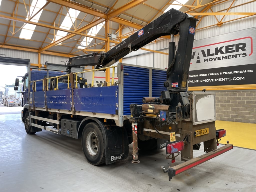MAN TGM 18.250 *EURO 6*, 4X2 PINCE À BRIQUES DE 18 TONNES - 2015 - DK15 ZCX