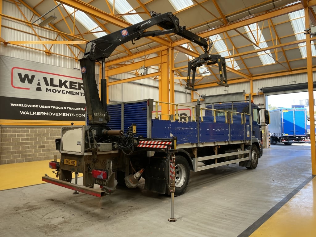 MAN TGM 18.250 *EURO 6* 4X2 18 TONNES PINCE À BRIQUES - 2015 - DK15 ZDG
