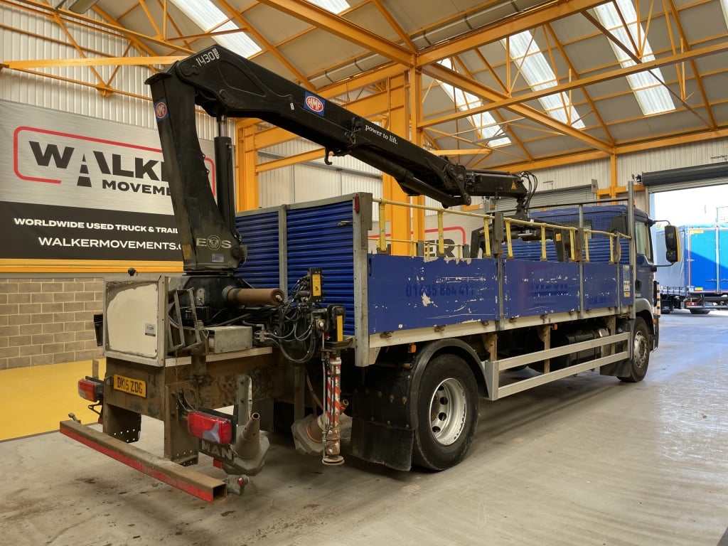 MAN TGM 18.250 *EURO 6* 4X2 18 TONNES PINCE À BRIQUES - 2015 - DK15 ZDG