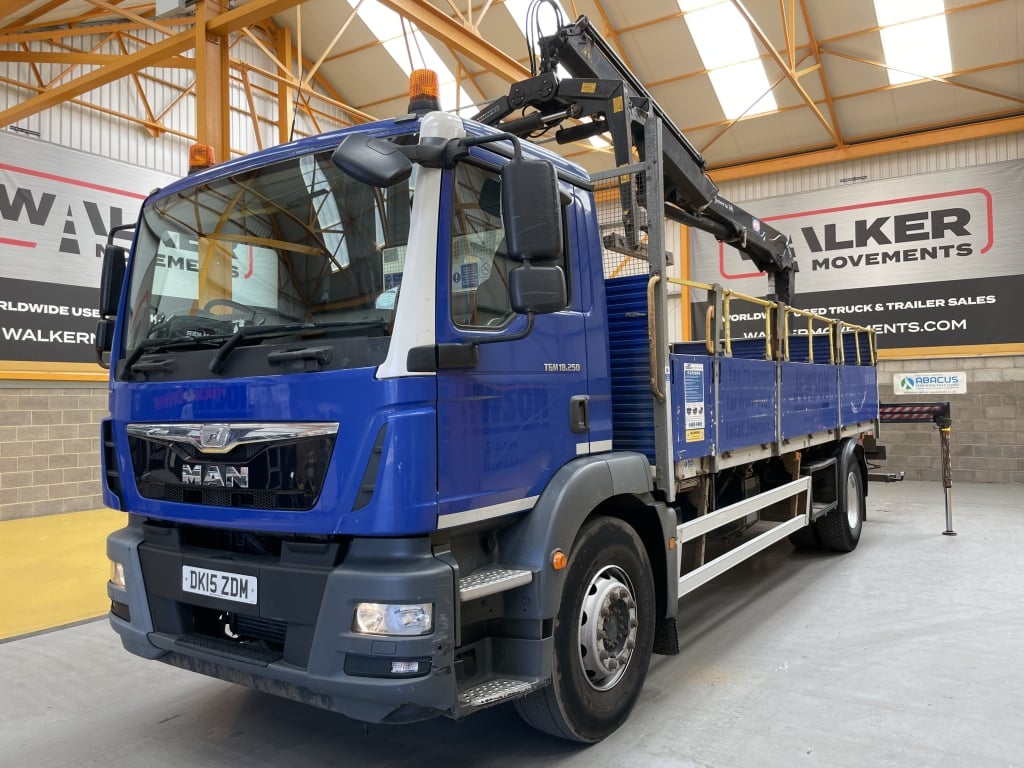 MAN TGM 18.250 *EURO 6* 4X2 18 TONNES PINCE À BRIQUES - 2015 - DK15 ZDM