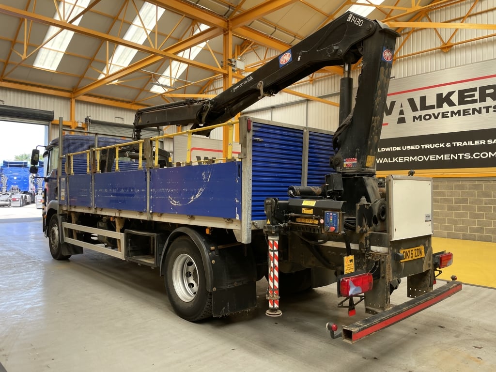 MAN TGM 18.250 *EURO 6* 4X2 18 TONNES PINCE À BRIQUES - 2015 - DK15 ZDM