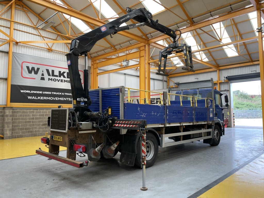 MAN TGM 18.250 *EURO 6* 4X2 18 TONNES PINCE À BRIQUES - 2015 - DE15 MYD