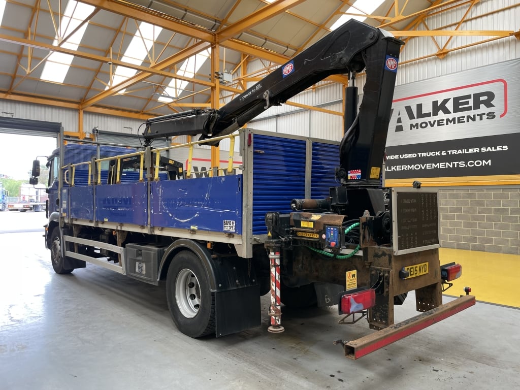 MAN TGM 18.250 *EURO 6* 4X2 18 TONNES PINCE À BRIQUES - 2015 - DE15 MYD
