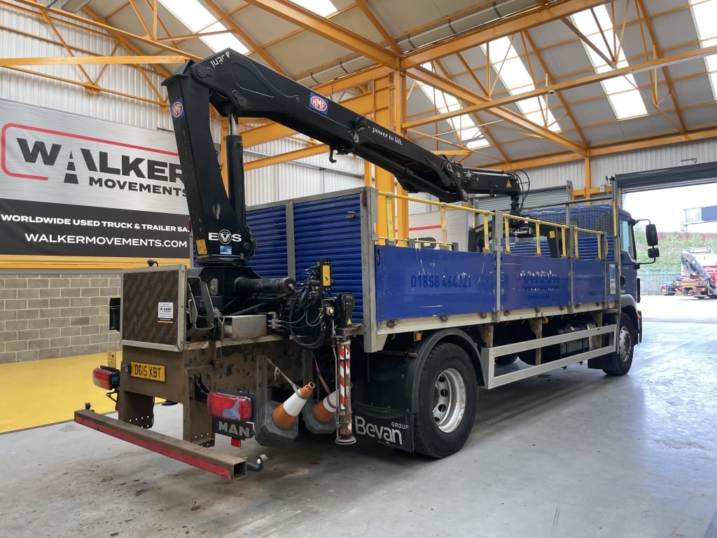 MAN TGM 18.250 *EURO 6* 4X2 18 TONNES PINCE À BRIQUES - 2015 - DG15 XBT