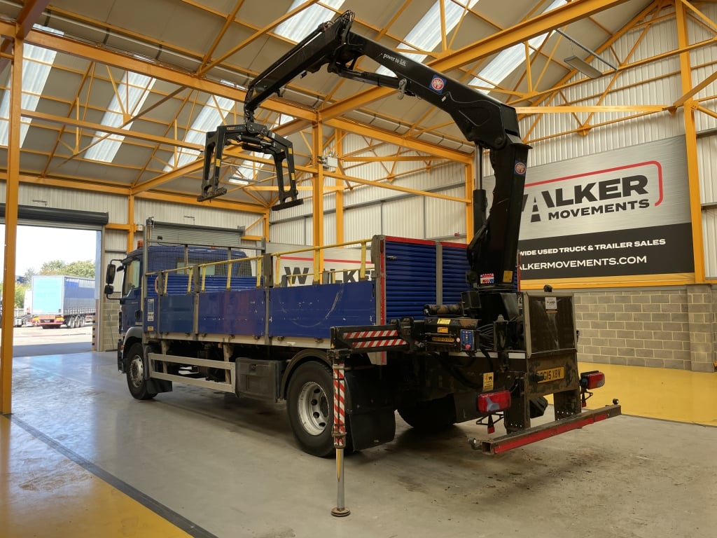 MAN TGM 18.250 *EURO 6* 4X2 18 TONNES PINCE À BRIQUES - 2015 - DG15 XBV