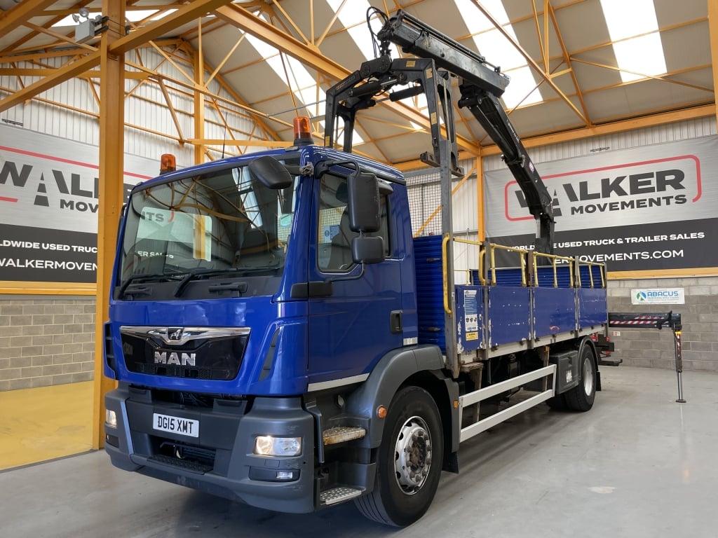 MAN TGM 18.250 *EURO 6* 4X2 18 TONNES PINCE À BRIQUES - 2015 - DG15 XMT