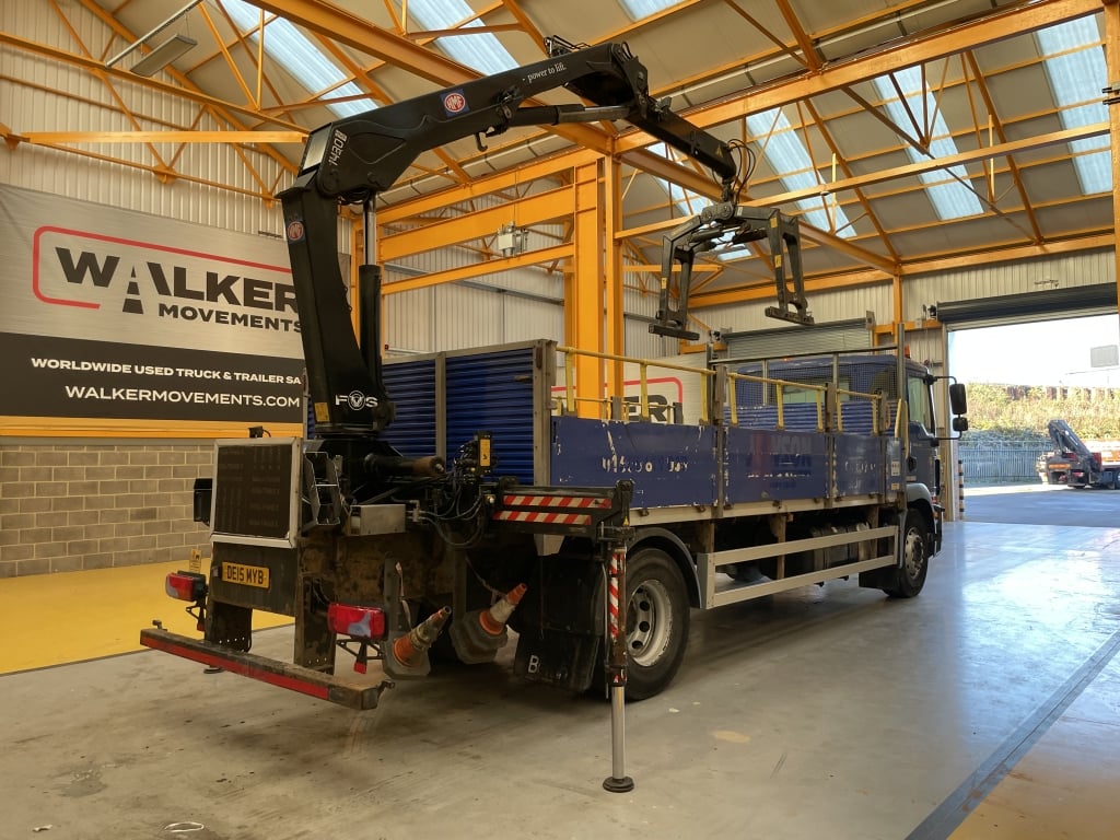 MAN TGM 18.250 *EURO 6* 4X2 18 TONNES PINCE À BRIQUES - 2015 - DE15 MYB