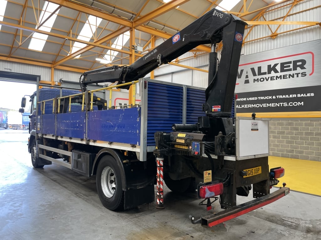 MAN TGM 18.250 *EURO 6* 4X2 18 TONNES PINCE À BRIQUES - 2015 - DG15 XBP