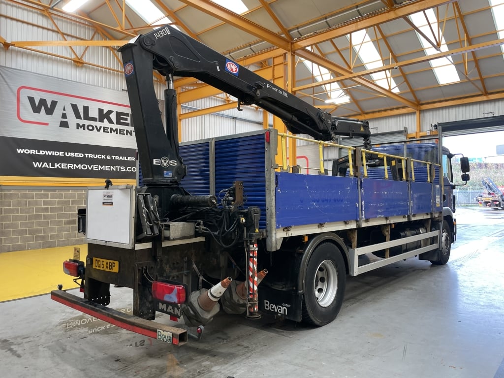 MAN TGM 18.250 *EURO 6* 4X2 18 TONNES PINCE À BRIQUES - 2015 - DG15 XBP