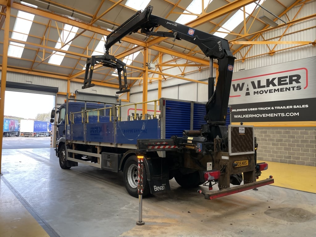 MAN TGM 18.250 *EURO 6* 4X2 18 TONNES PINCE À BRIQUES - 2015 - DE15 MXS