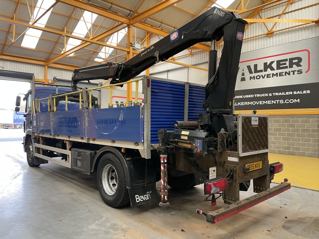 MAN TGM 18.250 *EURO 6* 4X2 18 TONNES PINCE À BRIQUES - 2015 - DE15 MXS
