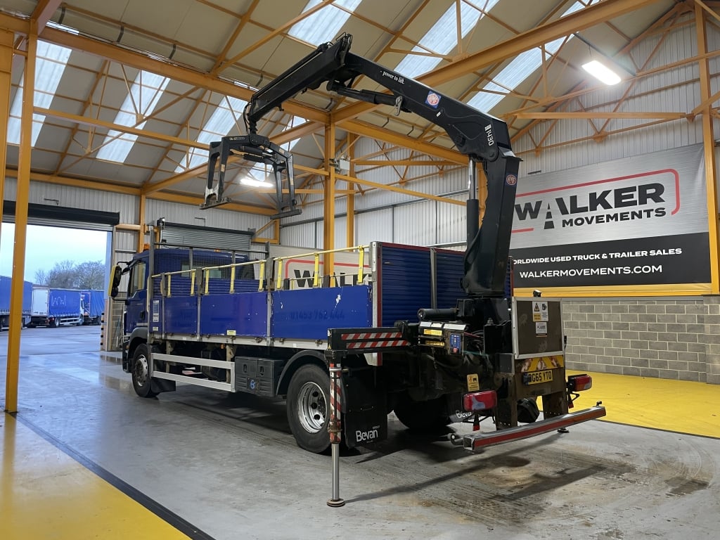 MAN TGM 18.250 *EURO 6*, 4X2 PINCE À BRIQUES DE 18 TONNES - 2016 - DG65 YTO