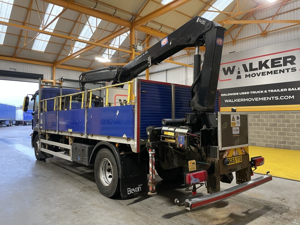 MAN TGM 18.250 *EURO 6*, 4X2 PINCE À BRIQUES DE 18 TONNES - 2016 - DG65 YTO
