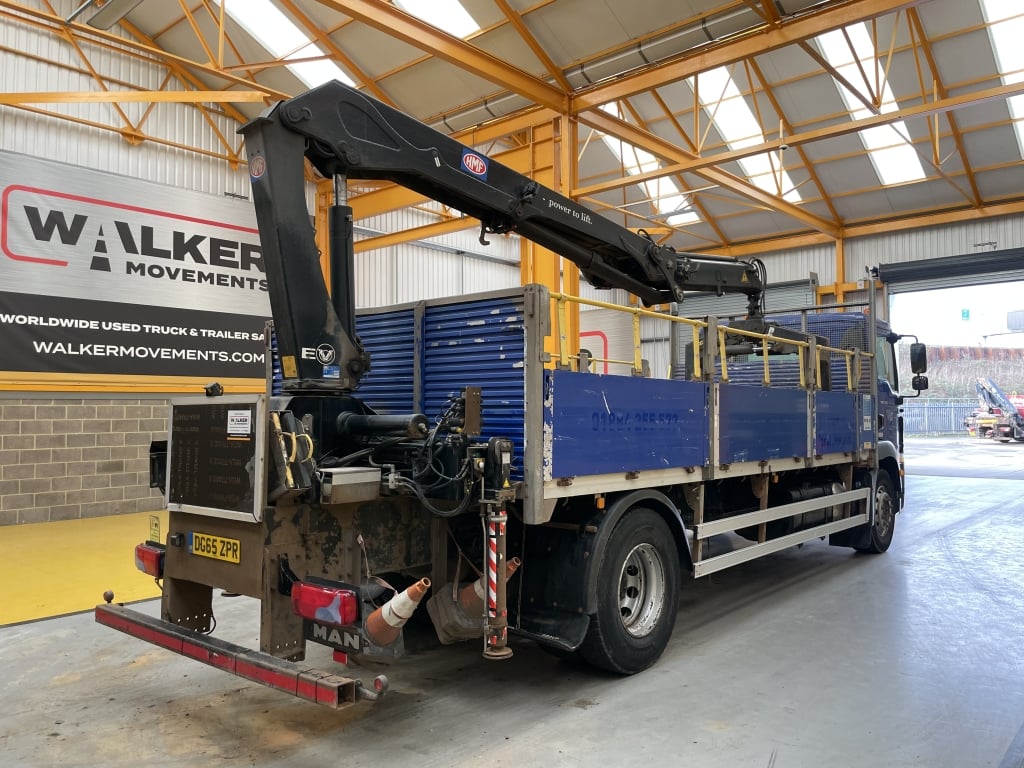 MAN TGM 18.250 *EURO 6*, 4X2 PINCE À BRIQUES DE 18 TONNES - 2015 - DG65 ZPR