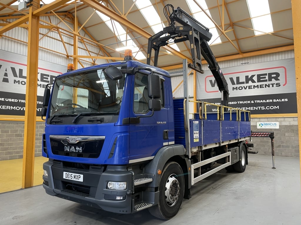 MAN TGM 18.250 *EURO 6* 4X2 18 TONNES PINCE À BRIQUES - 2015 - DE15 MXP