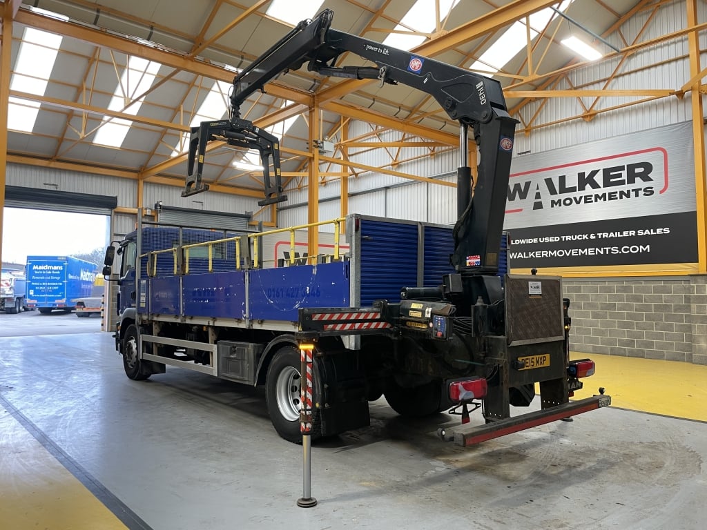 MAN TGM 18.250 *EURO 6* 4X2 18 TONNES PINCE À BRIQUES - 2015 - DE15 MXP