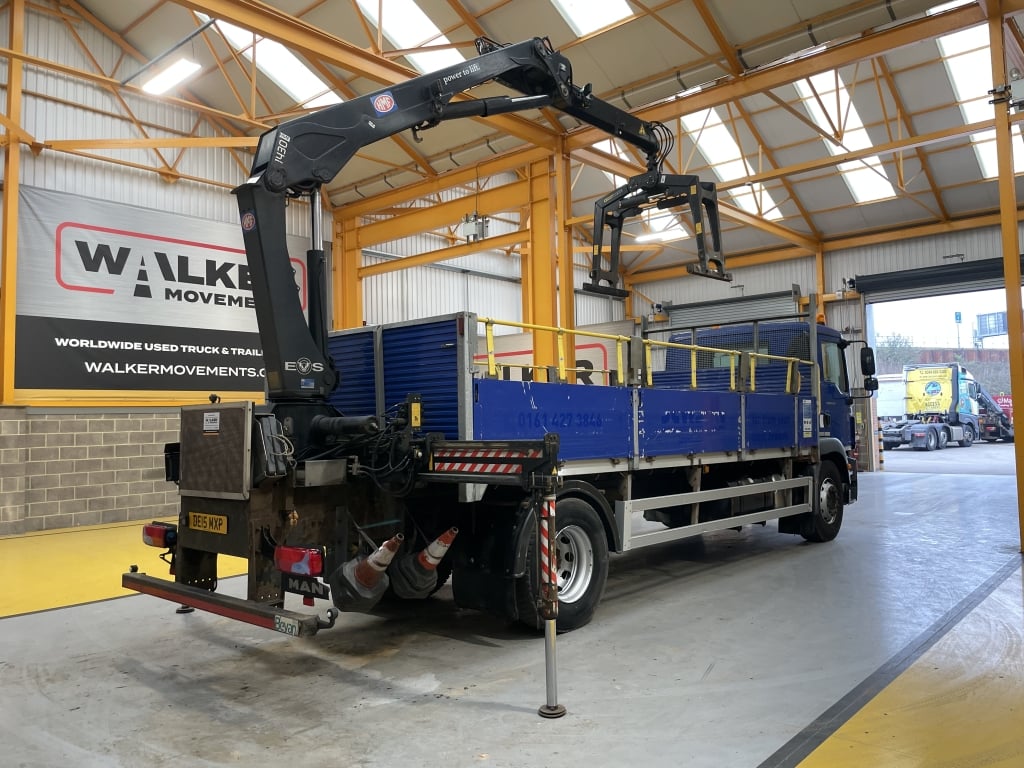MAN TGM 18.250 *EURO 6* 4X2 18 TONNES PINCE À BRIQUES - 2015 - DE15 MXP