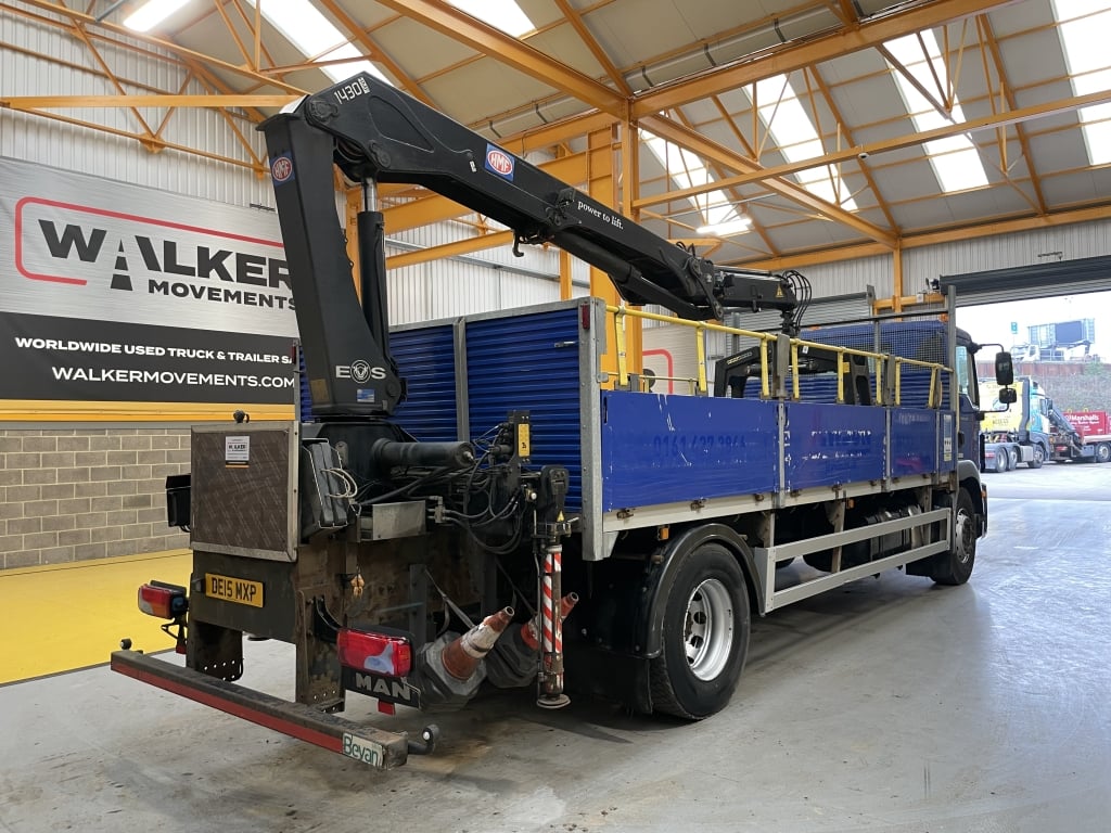 MAN TGM 18.250 *EURO 6* 4X2 18 TONNES PINCE À BRIQUES - 2015 - DE15 MXP