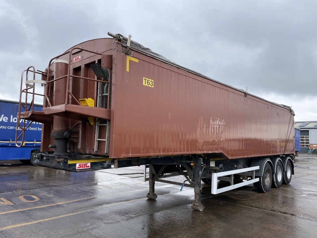 SDC 65 CU-YD ALUMINIUM PLANK SIDED BULK TIPPING TRAILER – 2014 – C369636