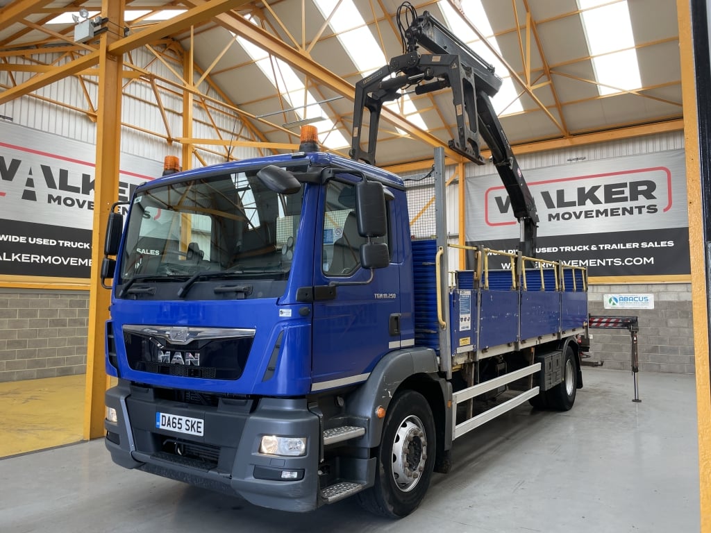 MAN TGM 18.250 *EURO 6*, 4X2 PINCE À BRIQUES DE 18 TONNES - 2016 - DA65 SKE
