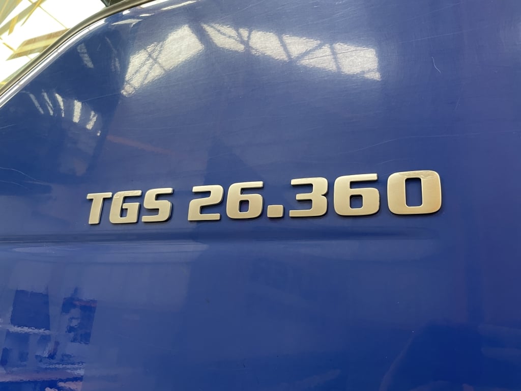 MAN TGS 26.360, *EURO 6* 6X2 26 TONNES DRAWBAR SPEC FLATBED/CRANE - 2015 - DE15 MXM