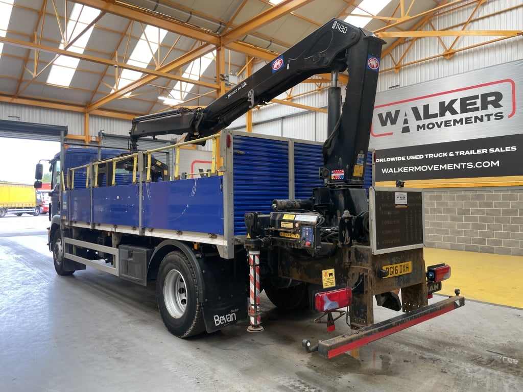 MAN TGM 18.250 *EURO 6*, 4X2 PINCE À BRIQUES DE 18 TONNES - 2016 - DG16 DXH
