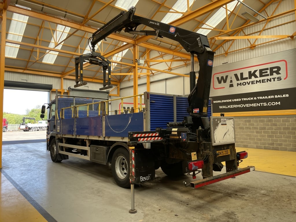 MAN TGM 18.250 *EURO 6* 4X2 18 TONNES PINCE À BRIQUES - 2015 - DK15 ZDD