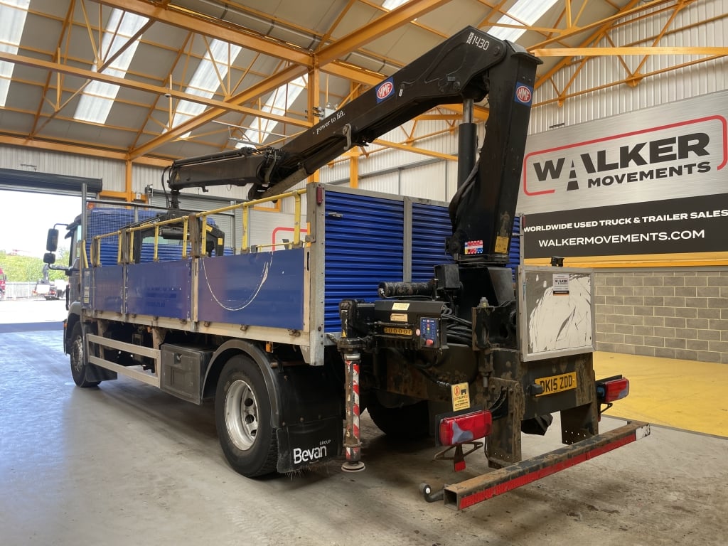 MAN TGM 18.250 *EURO 6* 4X2 18 TONNES PINCE À BRIQUES - 2015 - DK15 ZDD