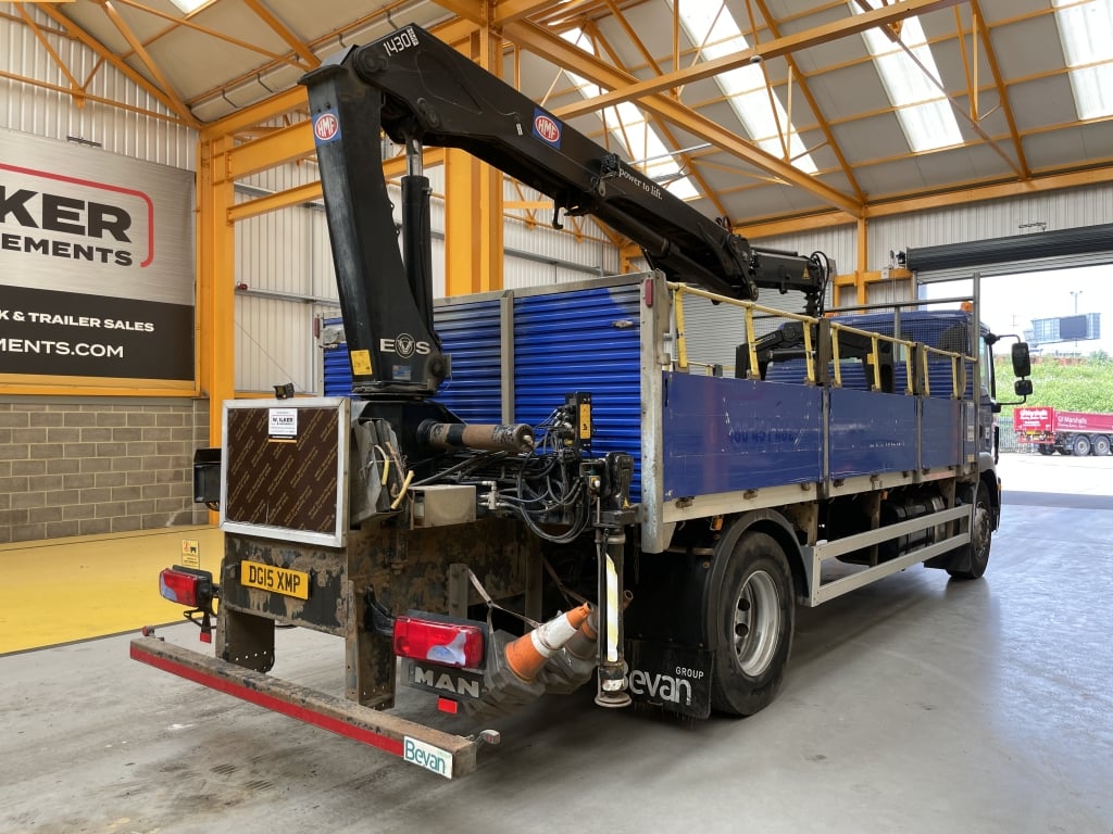 MAN TGM 18.250 *EURO 6* 4X2 18 TONNES PINCE À BRIQUES - 2015 - DG15 XMP