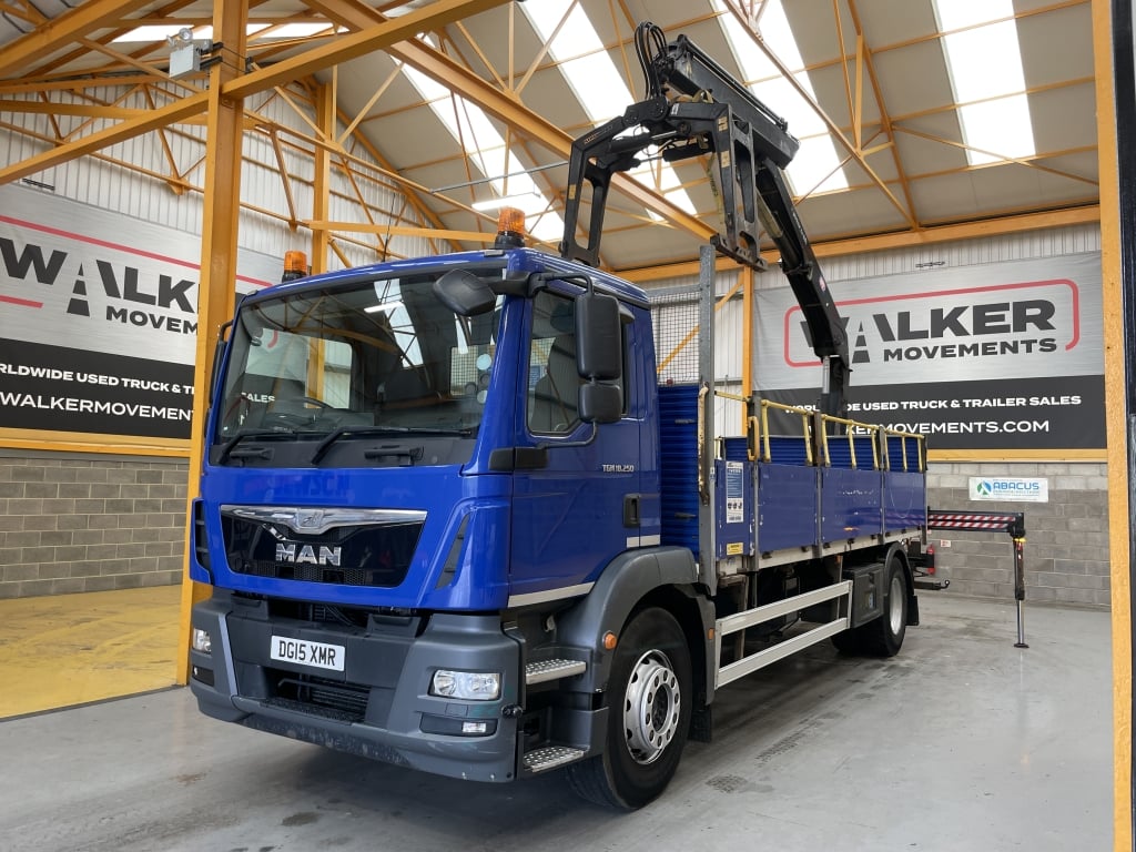 MAN TGM 18.250 *EURO 6* 4X2 18 TONNES PINCE À BRIQUES - 2015 - DG15 XMR