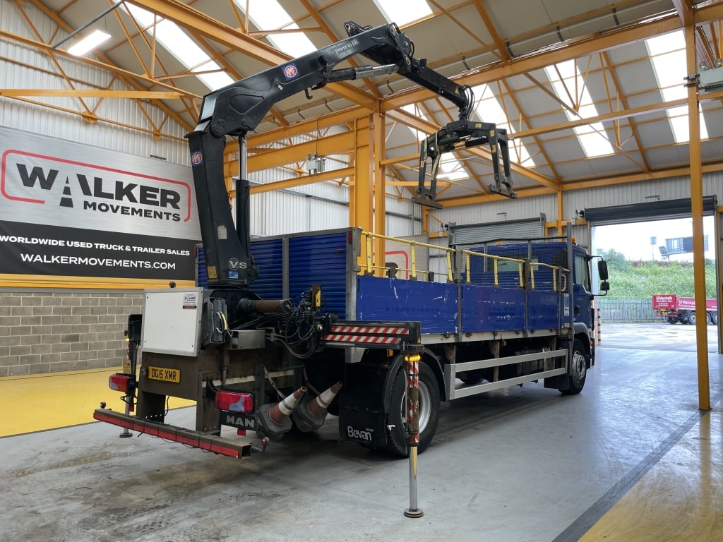 MAN TGM 18.250 *EURO 6* 4X2 18 TONNES PINCE À BRIQUES - 2015 - DG15 XMR