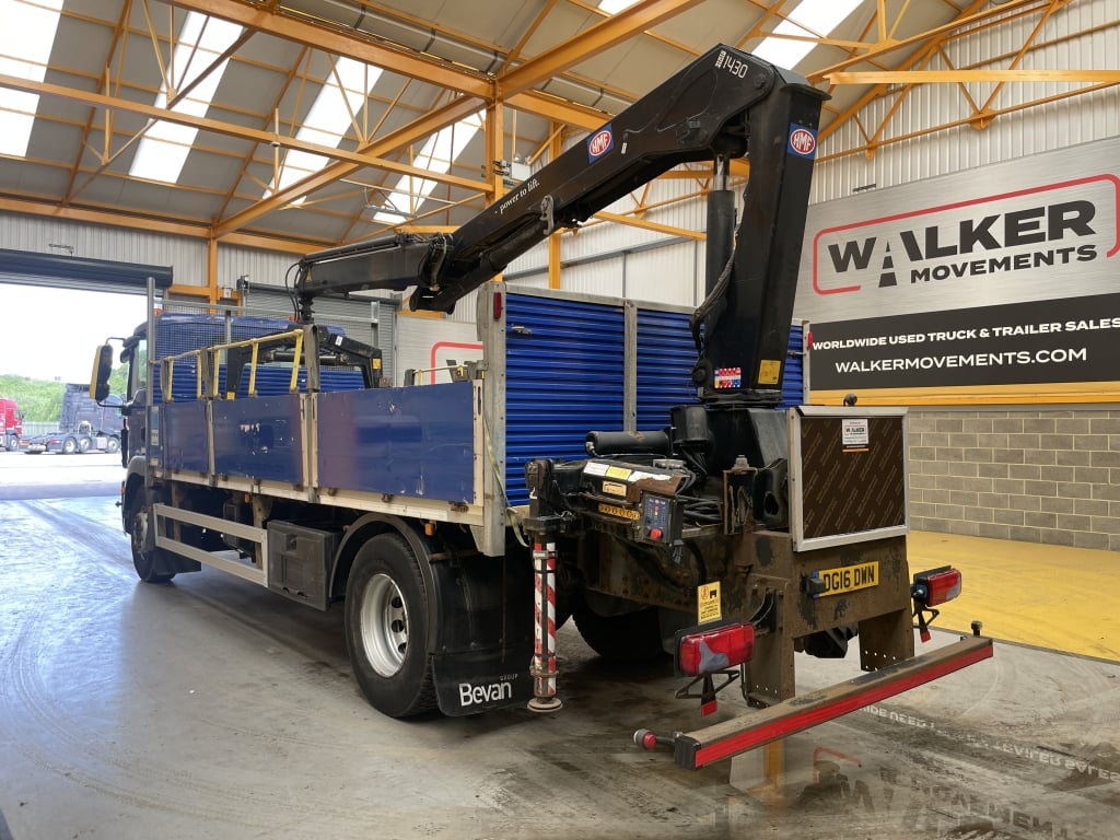MAN TGM 18.250 *EURO 6*, 4X2 18 TONNES PINCE À BRIQUES - 2016 - DG16 DWN