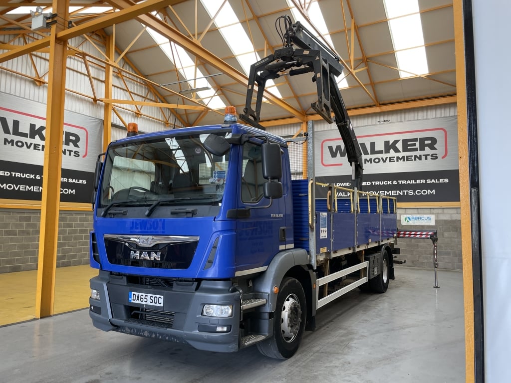 MAN TGM 18.250 *EURO 6*, 4X2 PINCE À BRIQUES DE 18 TONNES - 2016 - DA65 SOC