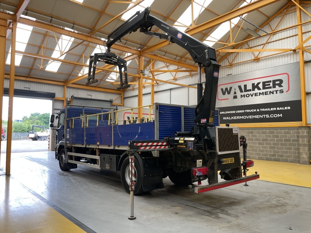 MAN TGM 18.250 *EURO 6*, 4X2 PINCE À BRIQUES DE 18 TONNES - 2016 - DA65 SOC