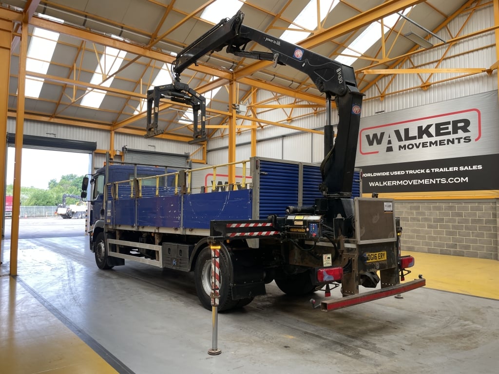 MAN TGM 18.250 *EURO 6*, 4X2 PINCE À BRIQUES DE 18 TONNES - 2016 - DG16 ERY