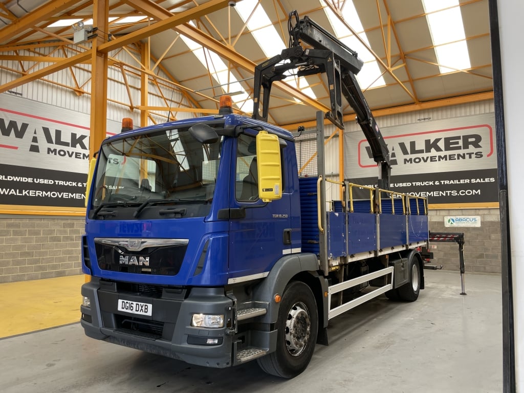 MAN TGM 18.250 *EURO 6*, PINCE 4X2 18 TONNES – 2016 – DG16 DXB