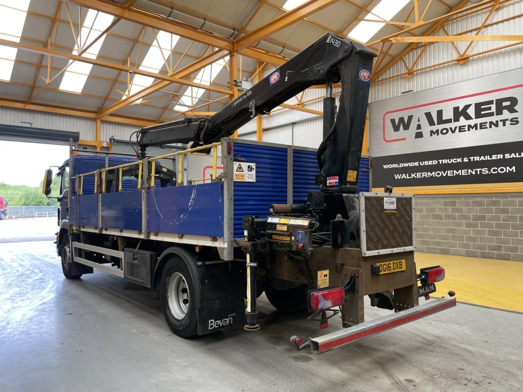 MAN TGM 18.250 *EURO 6*, PINCE 4X2 18 TONNES – 2016 – DG16 DXB