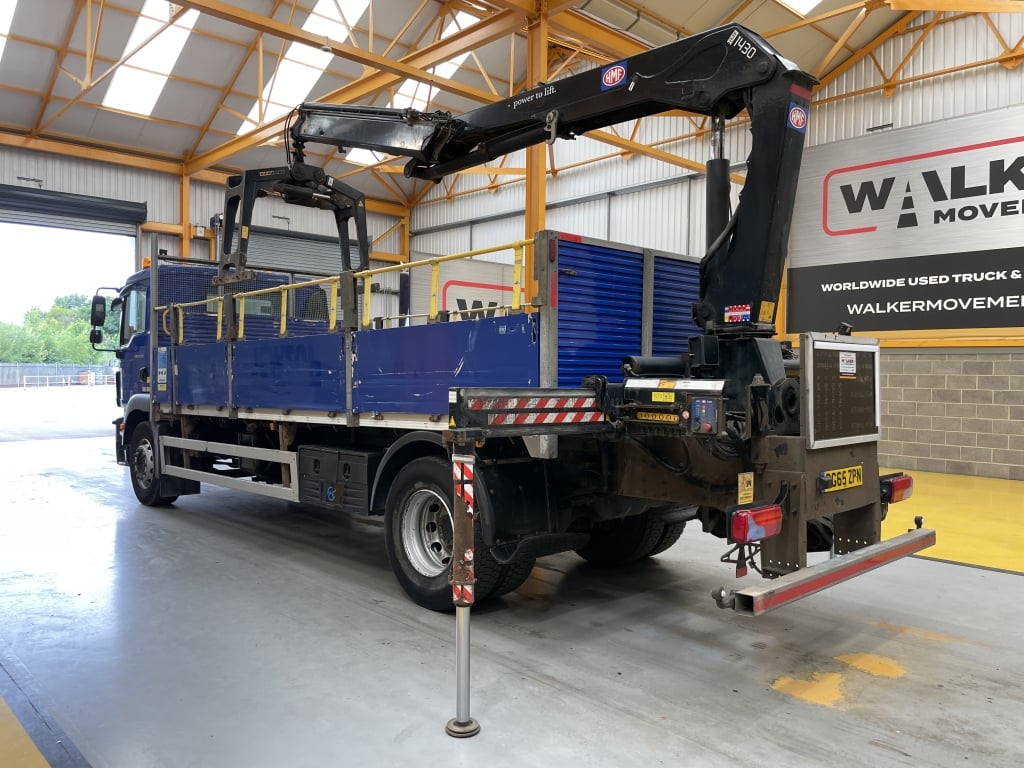 MAN TGM 18.250 *EURO 6*, 4X2 PINCE À BRIQUES DE 18 TONNES - 2015 - DG65 ZPN