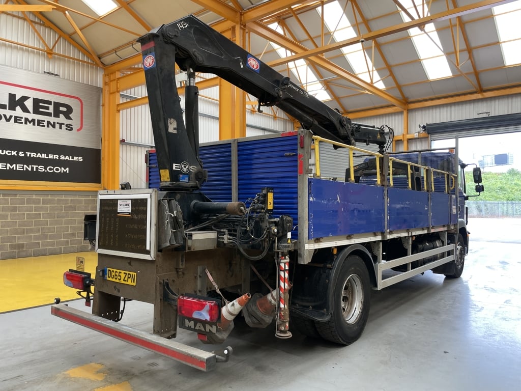 MAN TGM 18.250 *EURO 6*, 4X2 PINCE À BRIQUES DE 18 TONNES - 2015 - DG65 ZPN