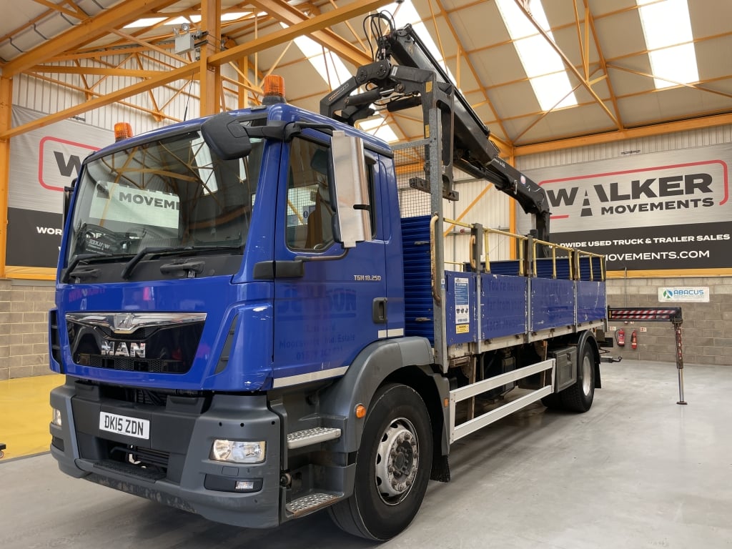 MAN TGM 18.250 *EURO 6* 4X2 18 TONNES PINCE À BRIQUES - 2015 - DK15 ZDN