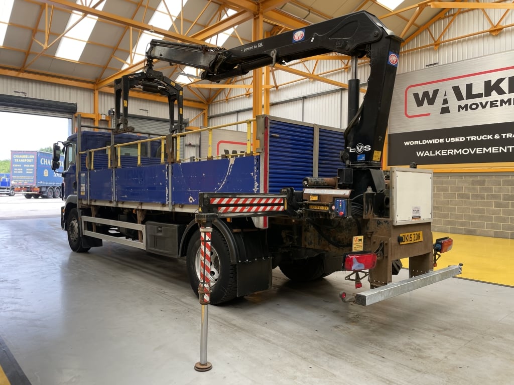 MAN TGM 18.250 *EURO 6* 4X2 18 TONNES PINCE À BRIQUES - 2015 - DK15 ZDN