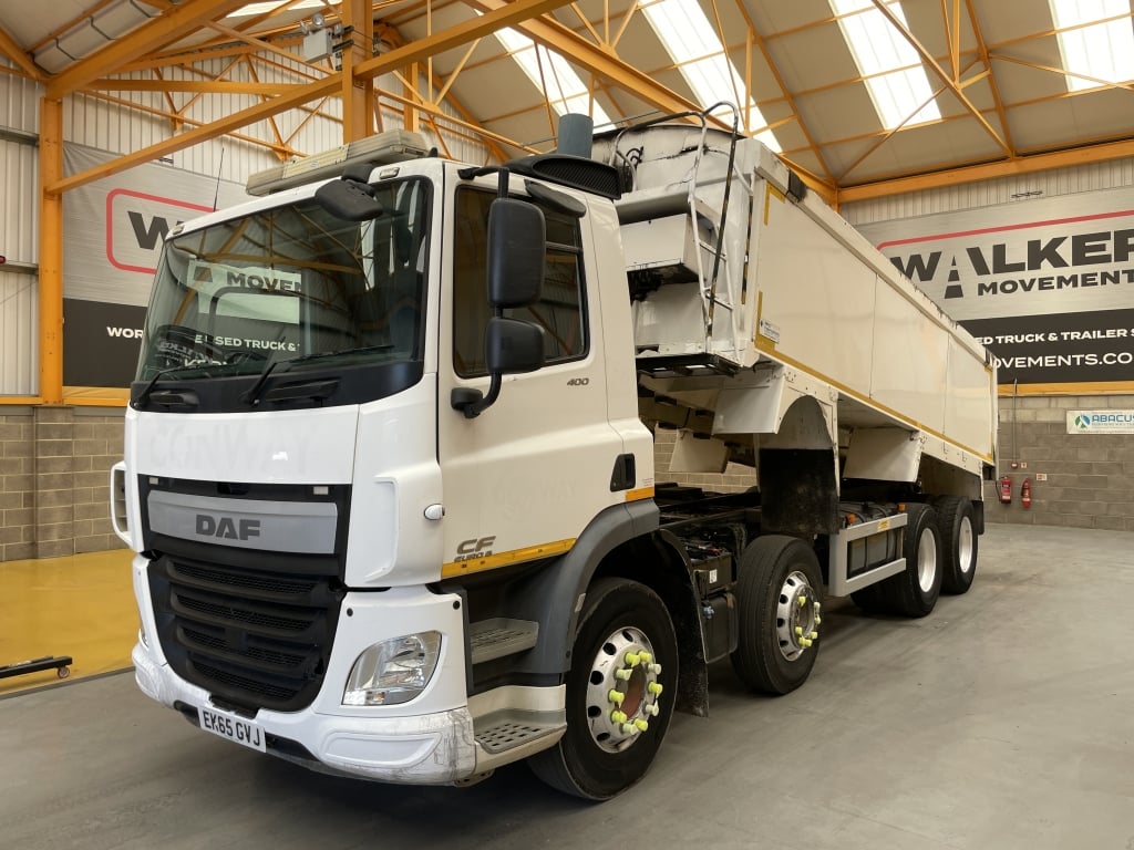 DAF CF400 *EURO 6*, 8X4 ALUMINIUM INSULATED TIPPER – 2016 – EK65 GVJ