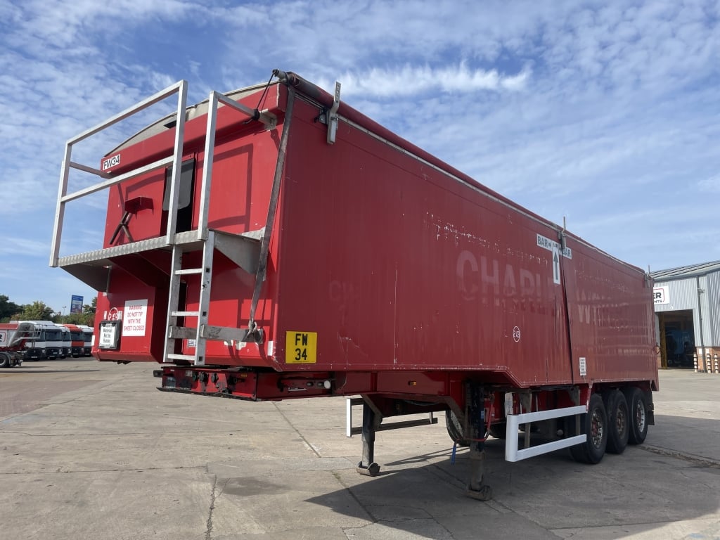 WILCOX 65 CU YD PLANK SIDED ALUMINIUM BULK BIPPING TRAILER - 2006 - C214890