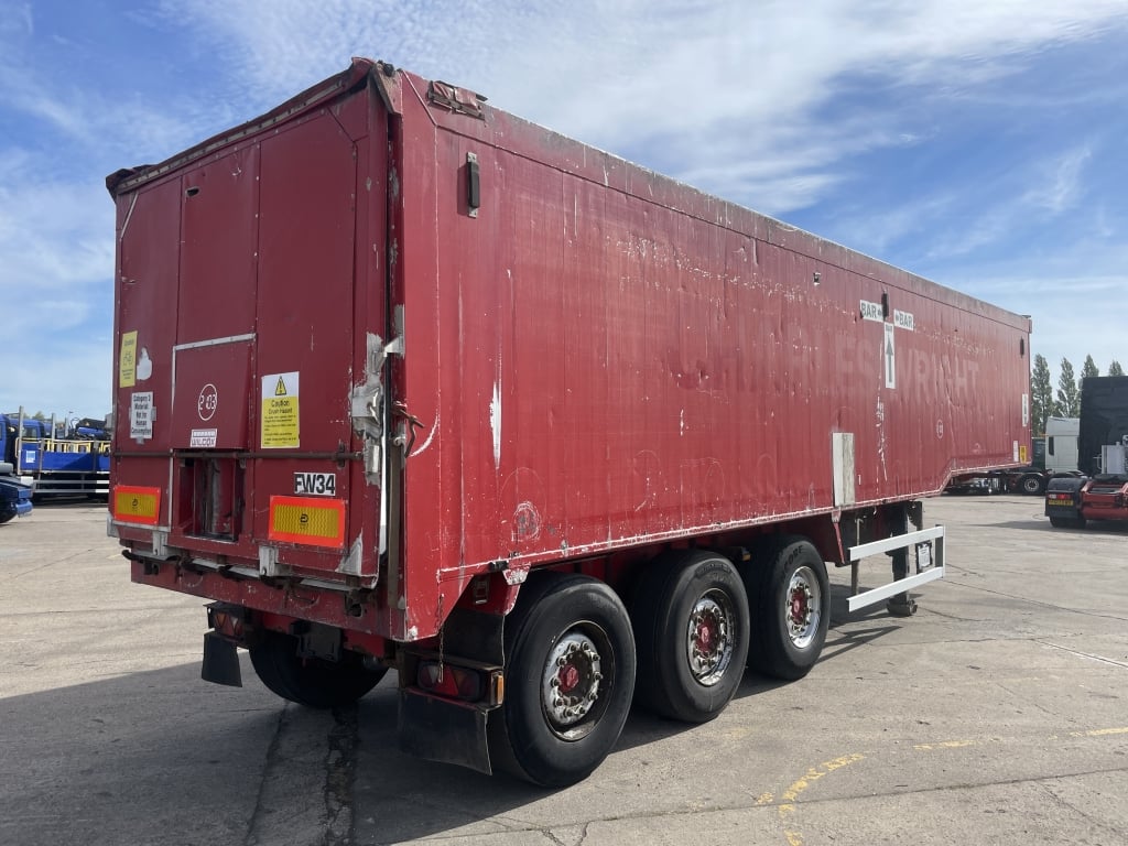 WILCOX 65 CU YD PLANK SIDED ALUMINIUM BULK BIPPING TRAILER - 2006 - C214890