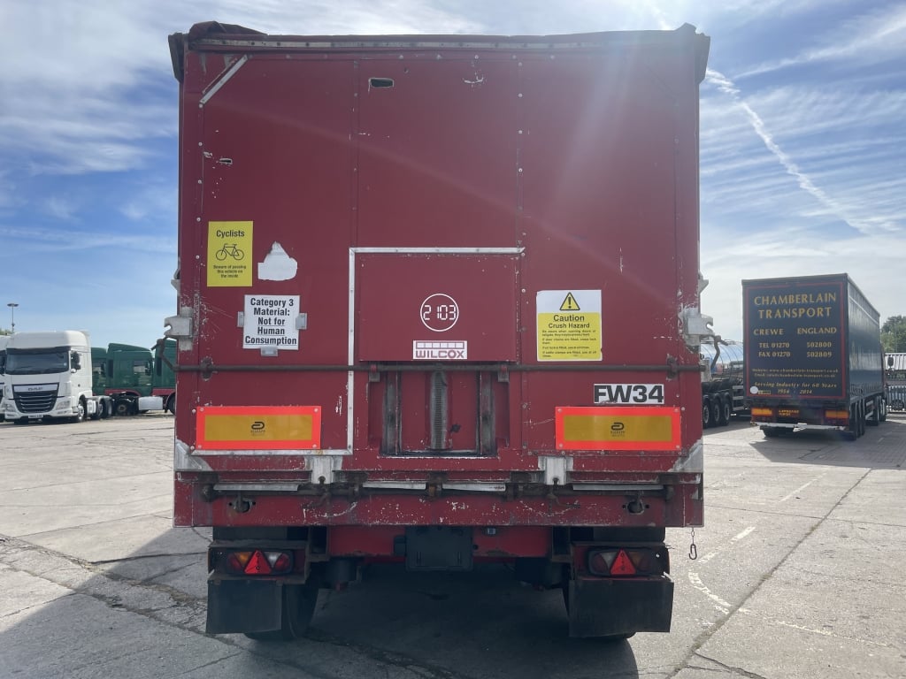 WILCOX 65 CU YD PLANK SIDED ALUMINIUM BULK BIPPING TRAILER - 2006 - C214890