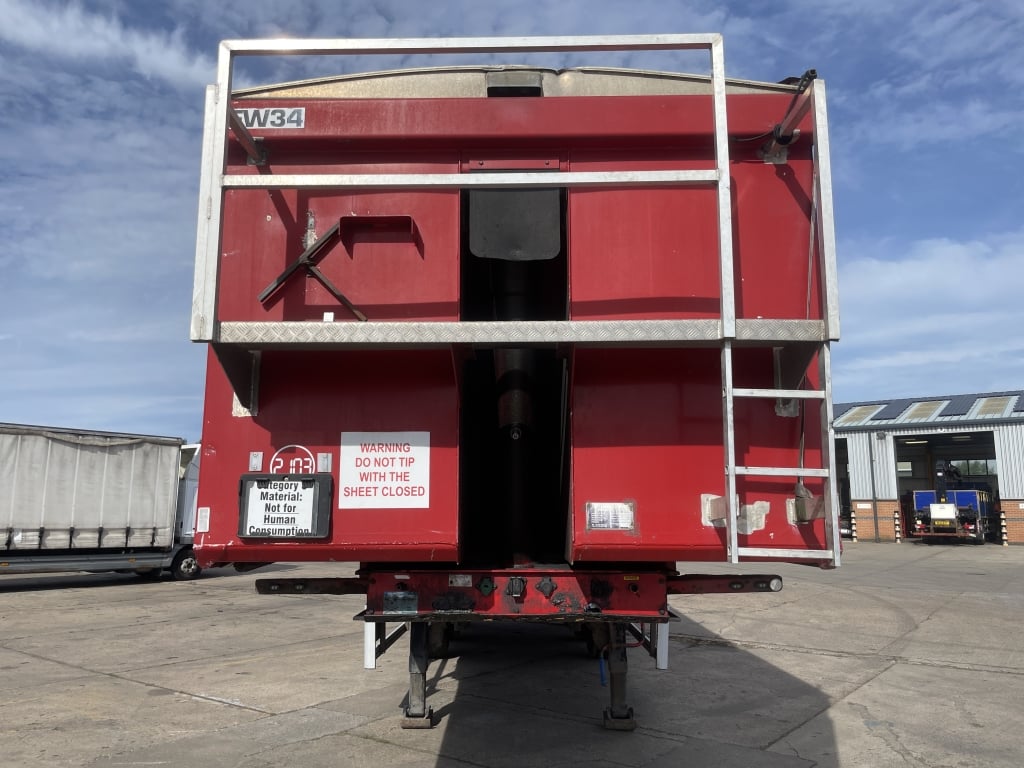 WILCOX 65 CU YD PLANK SIDED ALUMINIUM BULK BIPPING TRAILER - 2006 - C214890